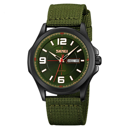 Round Luminous Waterproof Quartz Watch