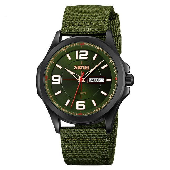 Round Luminous Waterproof Quartz Watch