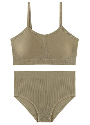 No Steel Ring Comfortable Breathable Bra & Panties Set