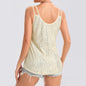 Sequins V-neck Strap Vest