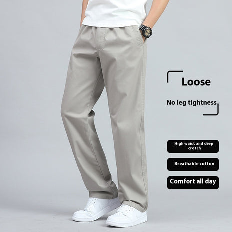 Pure Cotton Casual Pants
