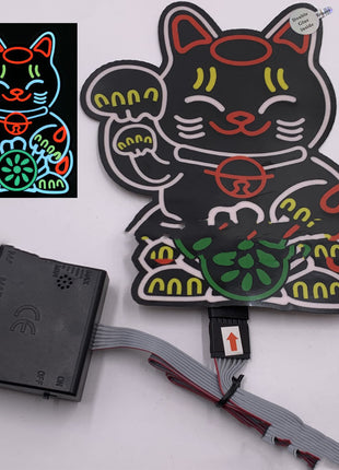 LED Car Windshield Glow Sign Panel